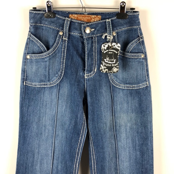 Uknighted Jeans Uknighted Body Contour Stretch Flare Jeans A2